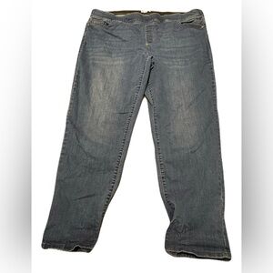 (Croft & Barrow) Kohl Pull On Stretchy Elastic Waistband Jeans: Size 22W